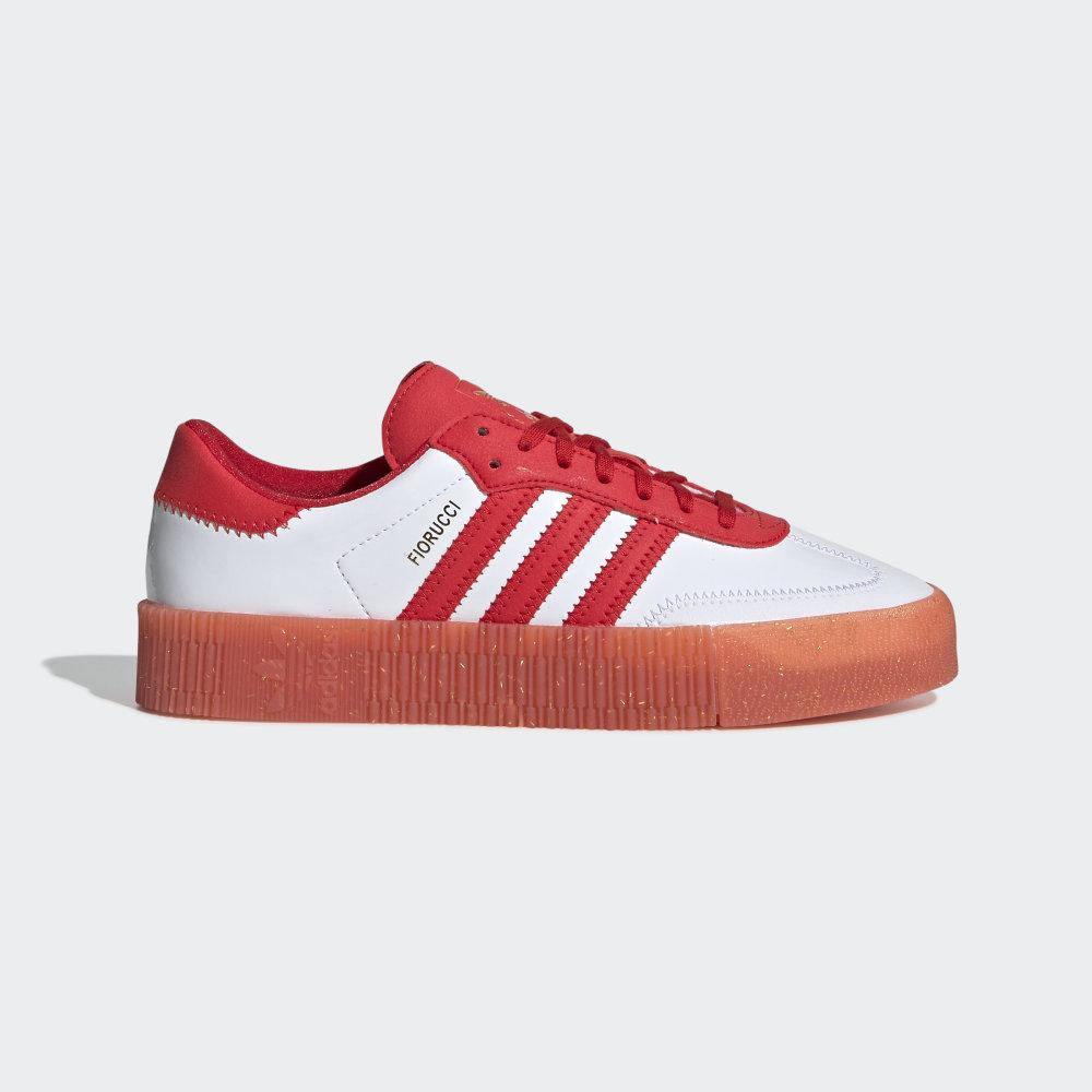 Adidas Women's Fiorucci SAMBAROSE Originals Shoes Red/Black/Red Ireland G28913